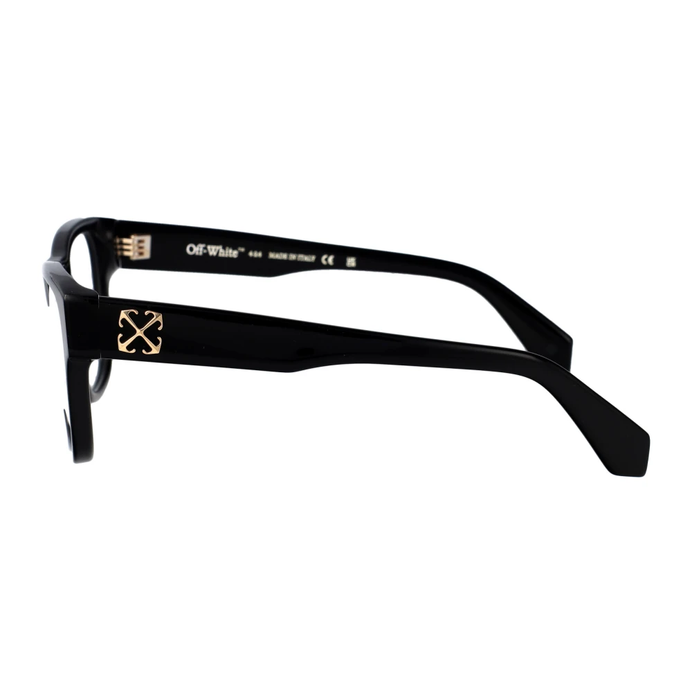 Off White Stijlvolle Optische Bril Stijl 7D Black Unisex