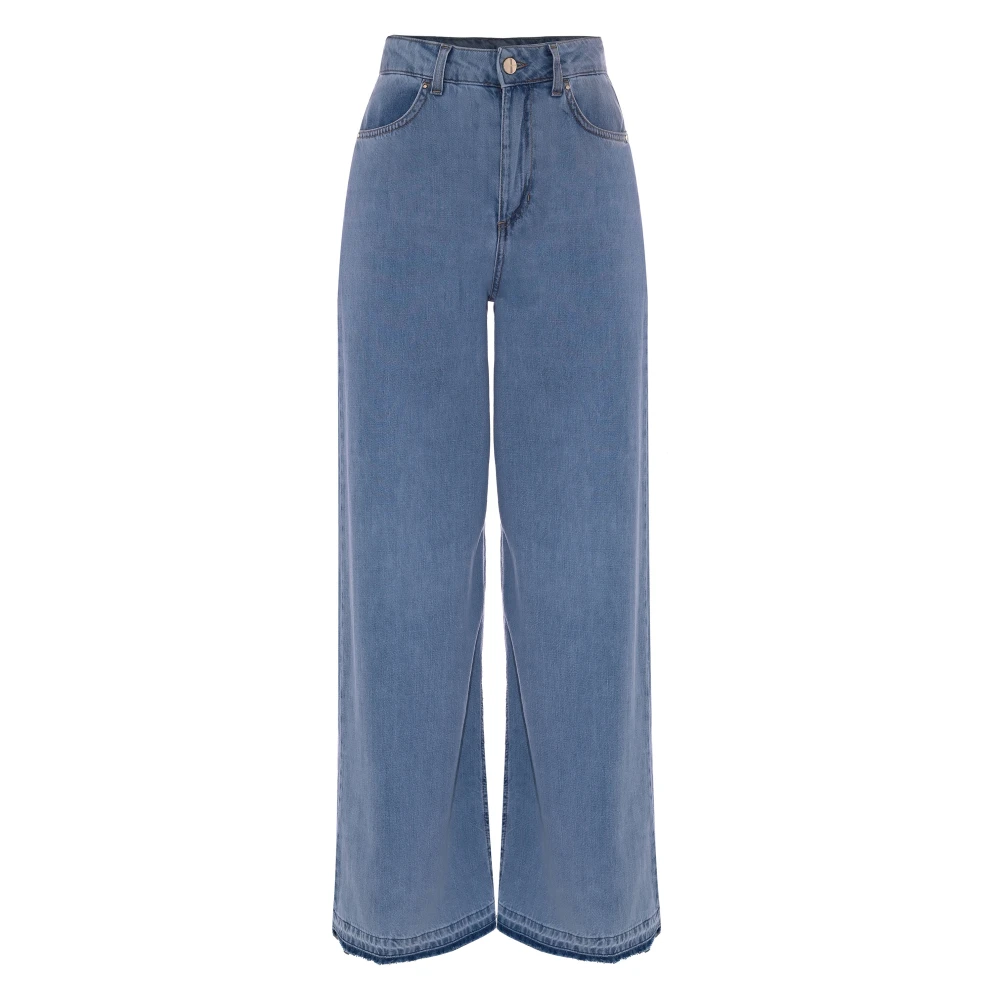 Kocca Stijlvolle Wide Jeans voor Vrouwen Blue Dames