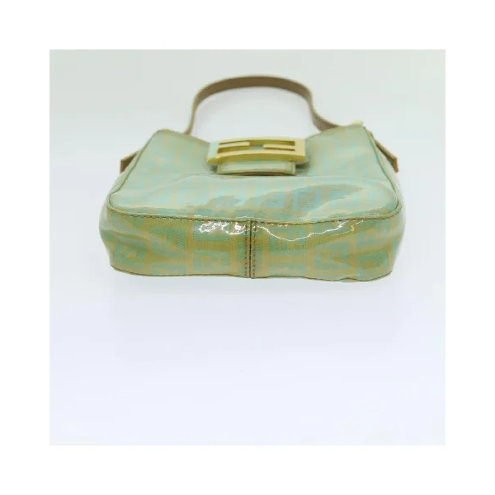 Fendi Vintage Pre-owned Canvas fendi-bags Green Dames