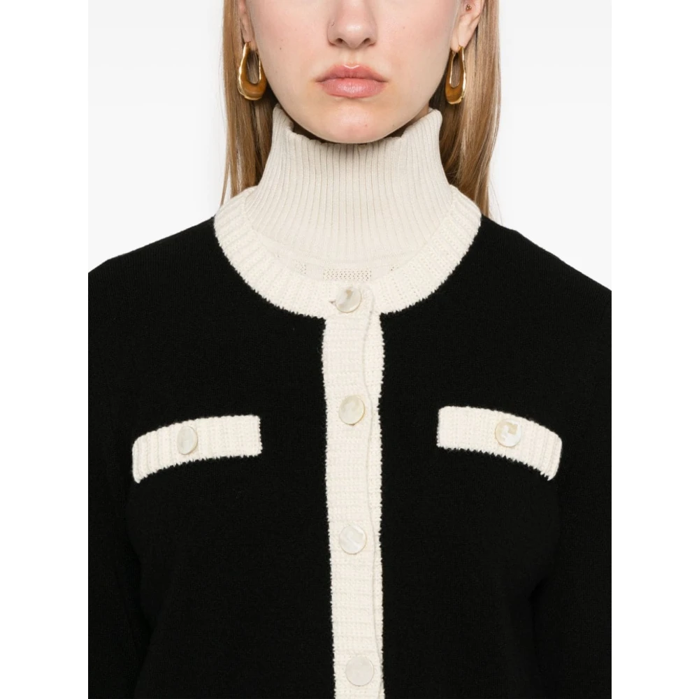 TORY BURCH Zwarte Sweater Kendra Aw24 Black Dames