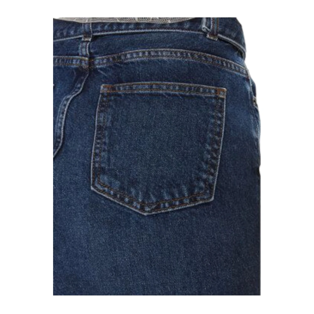 Twinset Midi Rok voor Vrouwen Blue Dames
