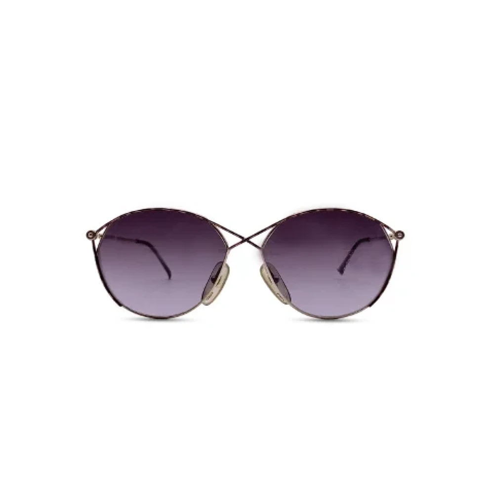 Pre-owned Brown Metal Dior solbriller