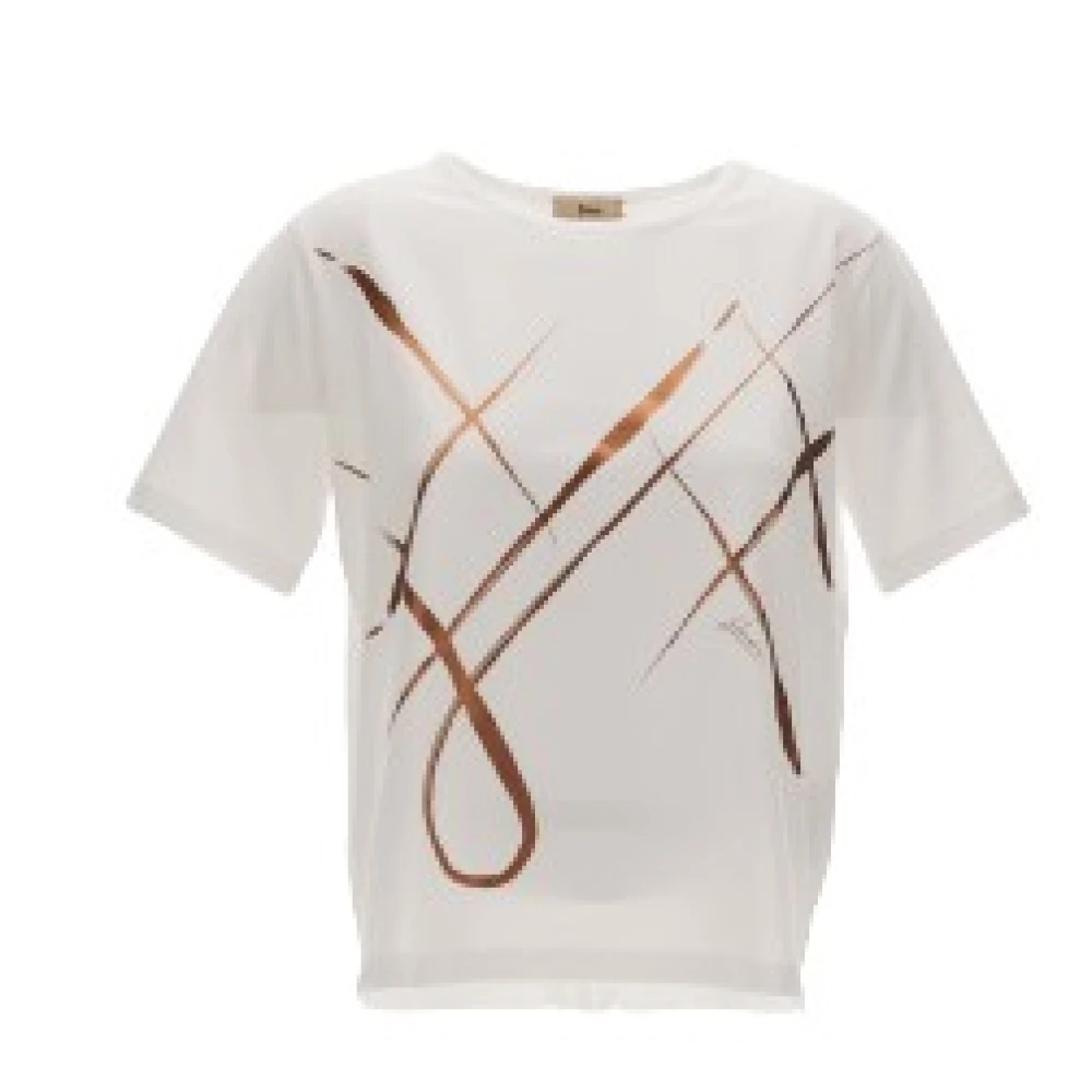 Herno - Tops > T-Shirts - White - Herno - Modalova