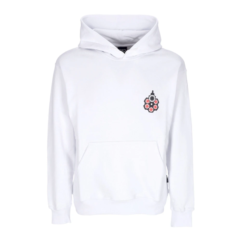 Propaganda White Hoodies, Male, Xl, Roulette Lightweight Hoodie