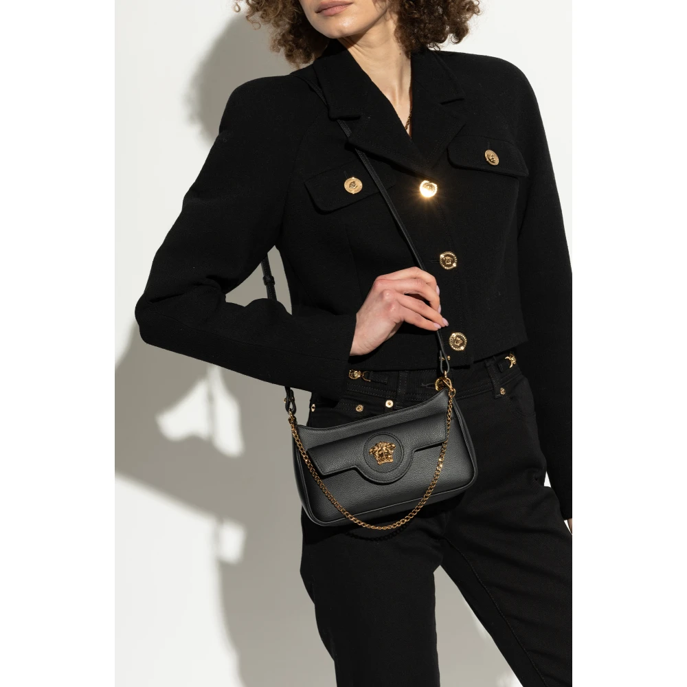 Versace Schoudertas Medusa 95 Mini Black Dames