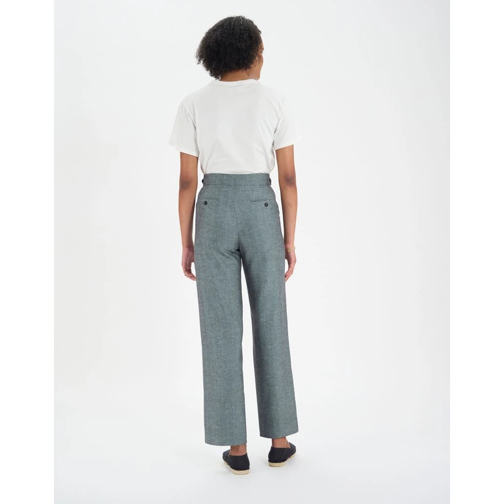 Ines De La Fressange Paris Piotr broek met darts Gray Dames