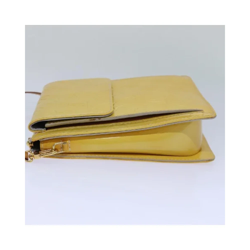 Louis Vuitton Vintage Pre-owned Leather louis-vuitton-bags Yellow Dames
