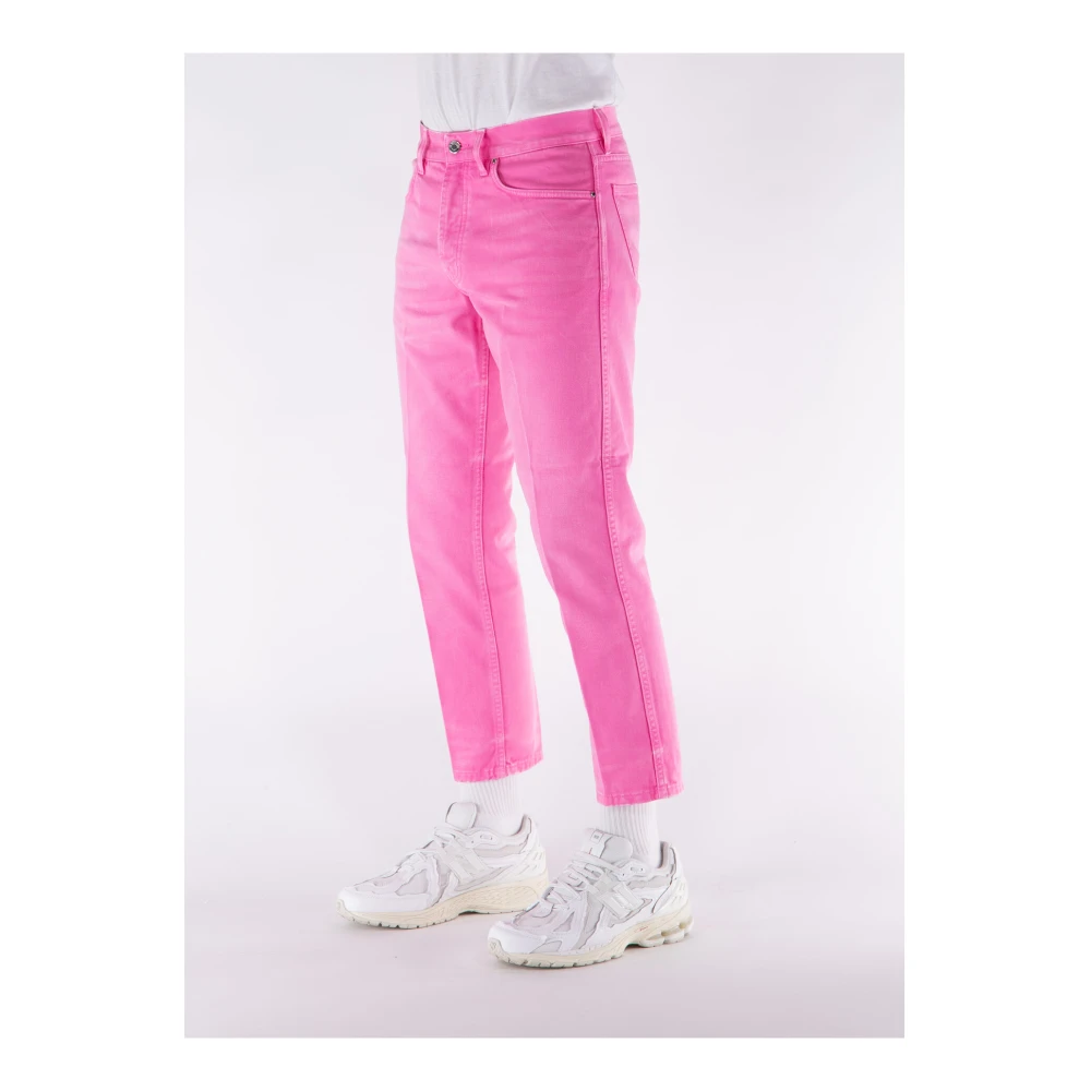 Don The Fuller Cropped Jeans Pink Heren
