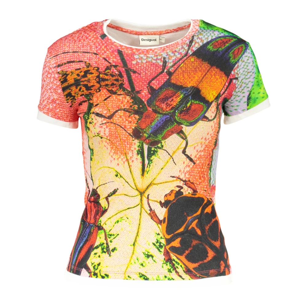 Desigual Women's Multicolor T-Shirts, Xs, T-Shirt Designed By Mr. Christian Lacroix
