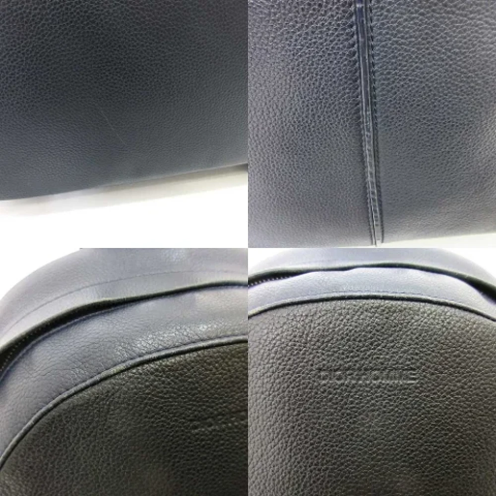 Dior Vintage Pre-owned Leather shoulder-bags Blue Dames