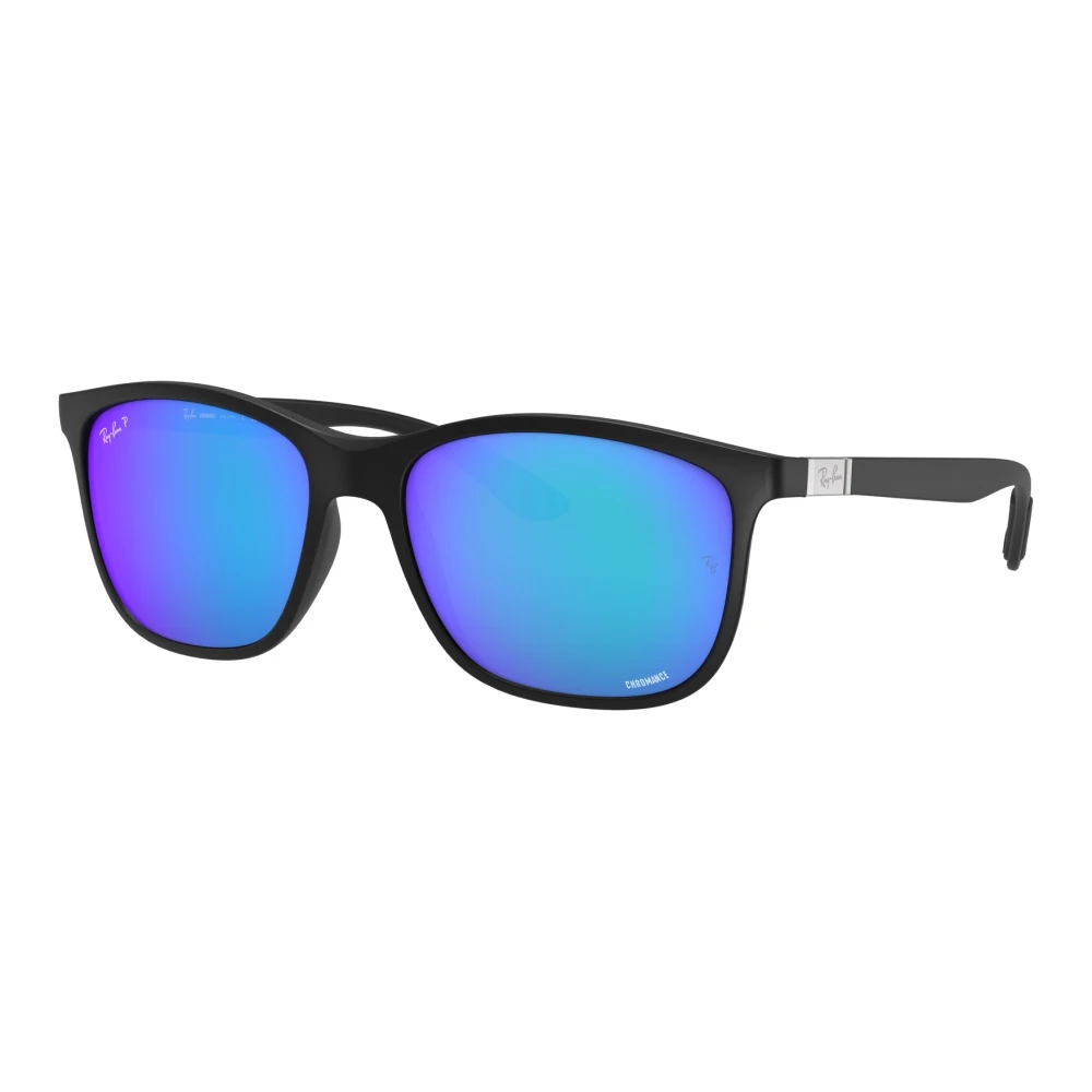 Ray - Ban Unisex Black/Blue Rb4330ch Chromance 601Sa1 Sunglasses Injected Squared Polarized Mirror - Image 3