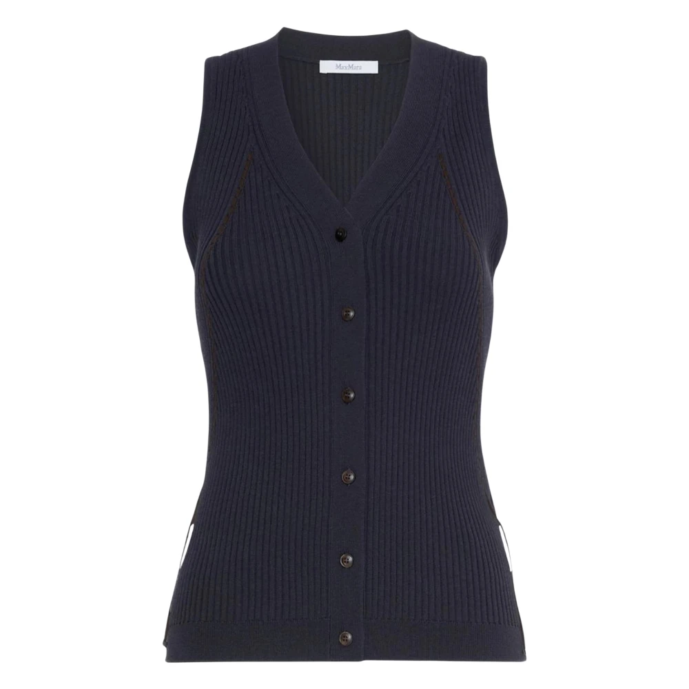 Max Mara , Damen, Oberteile, Blau, L