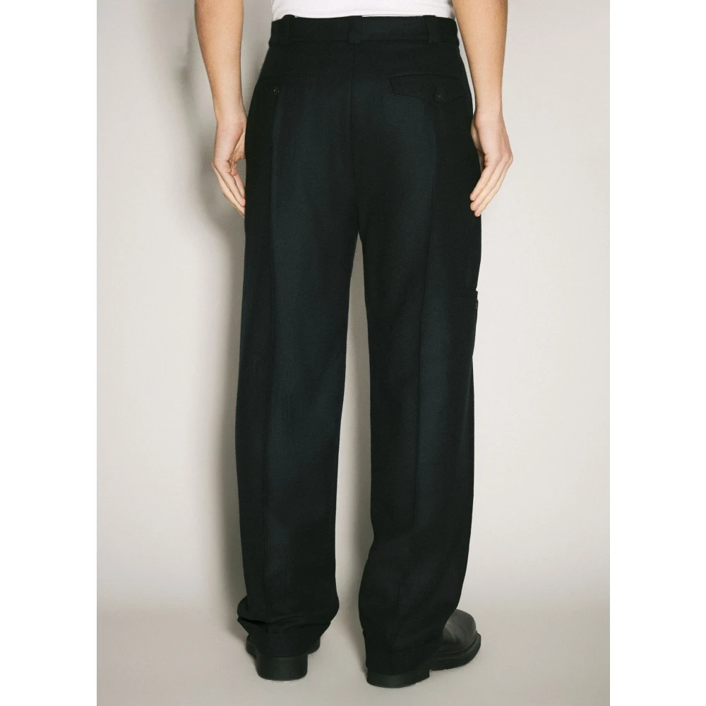 Eytys Twill wollen broek met geknoopte hardware Black Heren