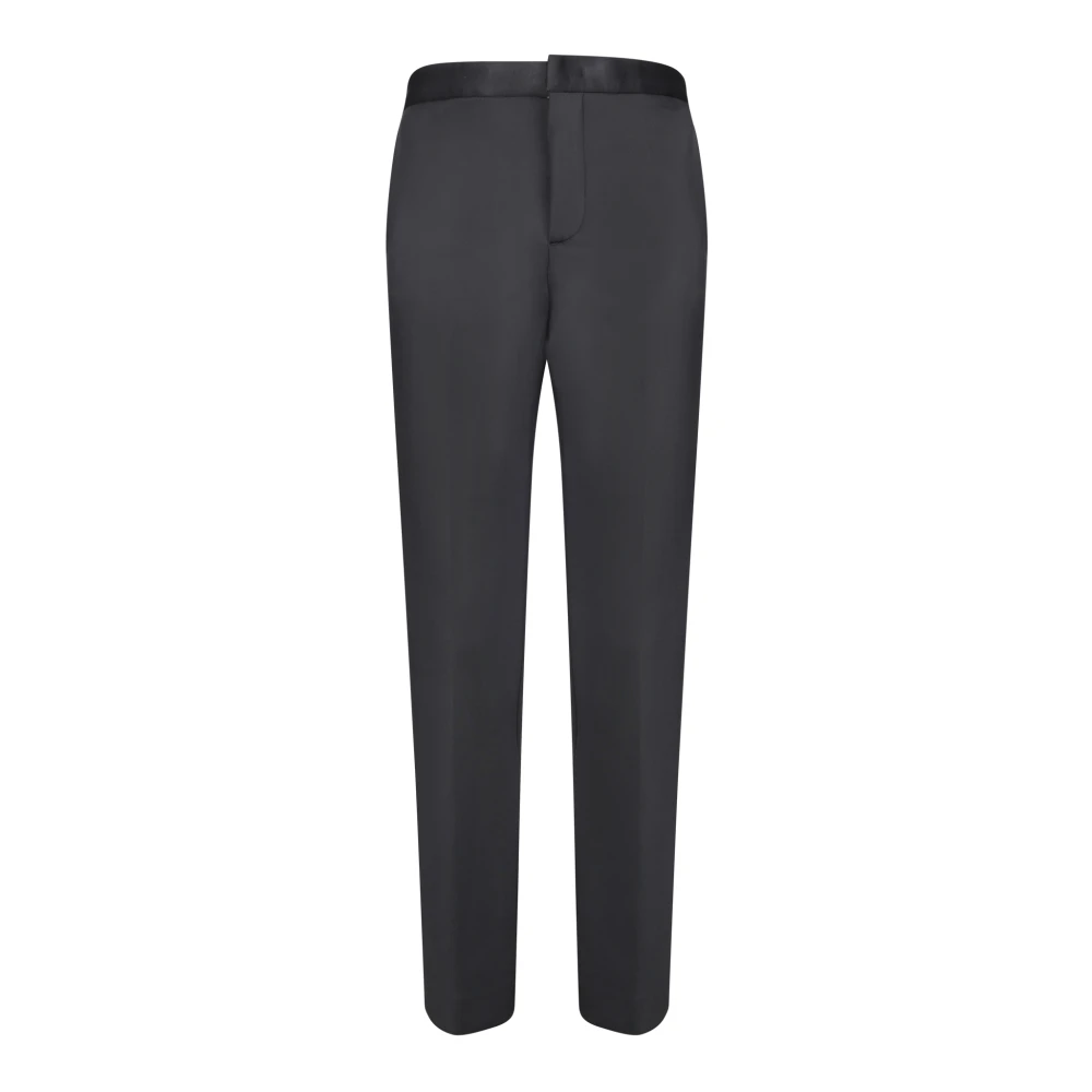 Fabiana Filippi Zwarte hoge taille rechte broek Black Dames
