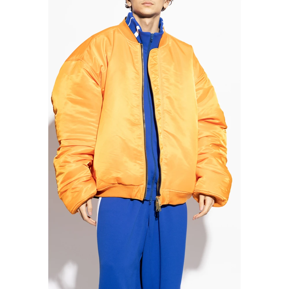 Vetements Leren jack type bomber Black Heren