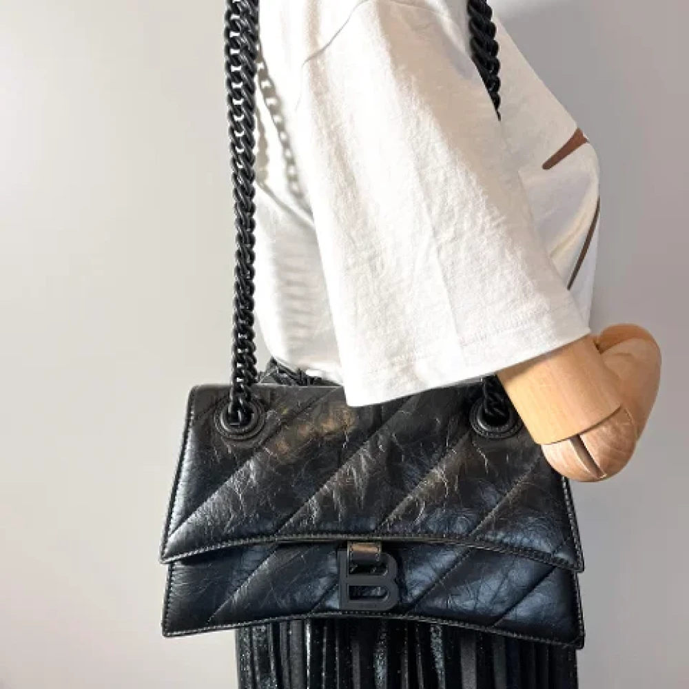 Balenciaga Vintage Pre-owned Leather handbags Black Dames