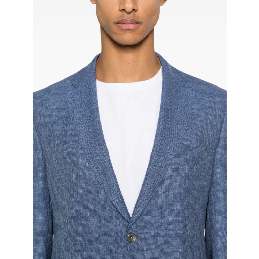 Hugo Boss Stijlvolle Blazer voor Mannen Blue Heren