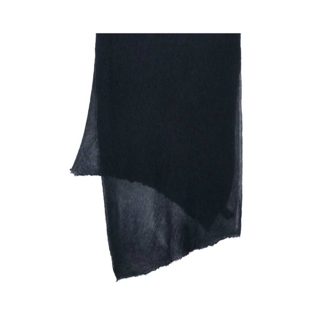 Fedeli Navy Blue Cashmere Wraparound Scarf Blue Heren