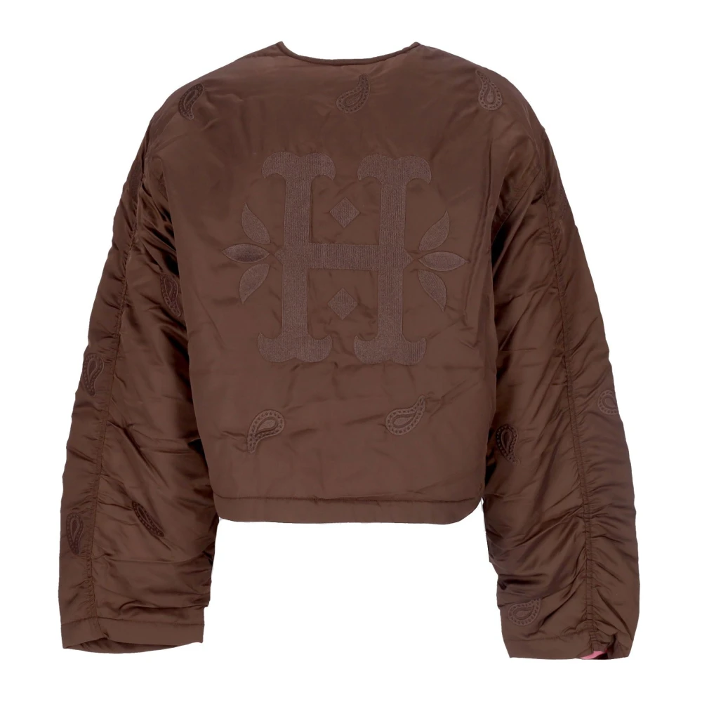 HUF Paisley Satijnen Bomberjack Brown Dames