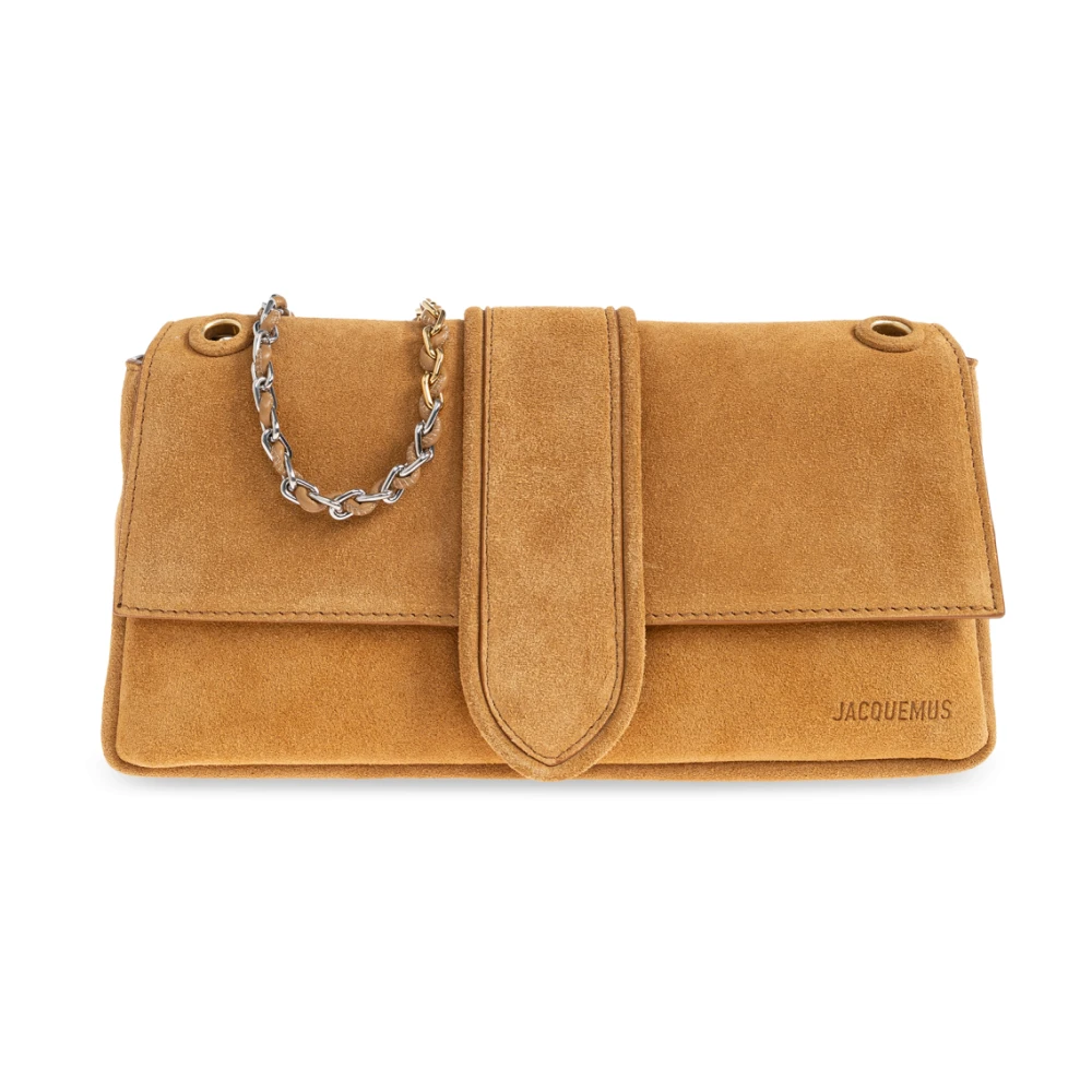 Jacquemus Women's Brown Shoulder Bags, One Size, Le Bambino Chaine Shoulder Bag