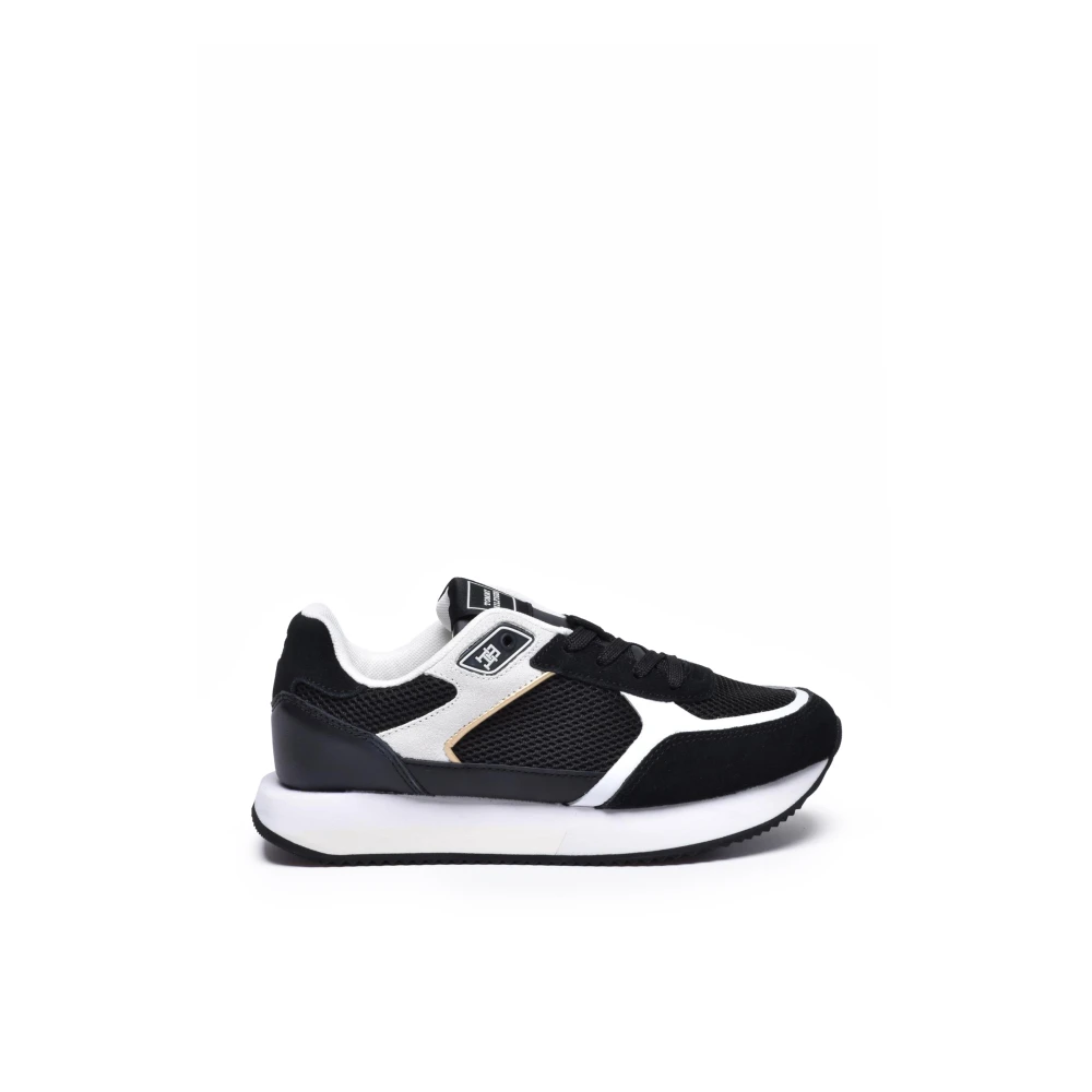 Tommy Hilfiger Essential Elevated Runner Dames Schoenen Zwart