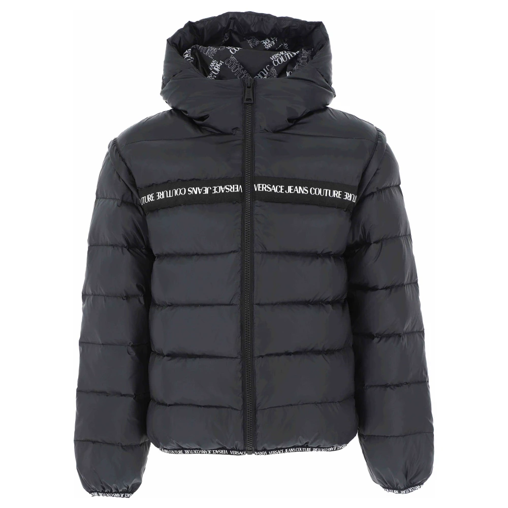 Versace Jeans Couture Marina Denim Donsjas Black Heren