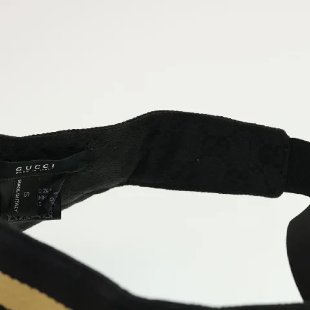 Gucci Vintage Pre-owned Fabric hats Black Dames