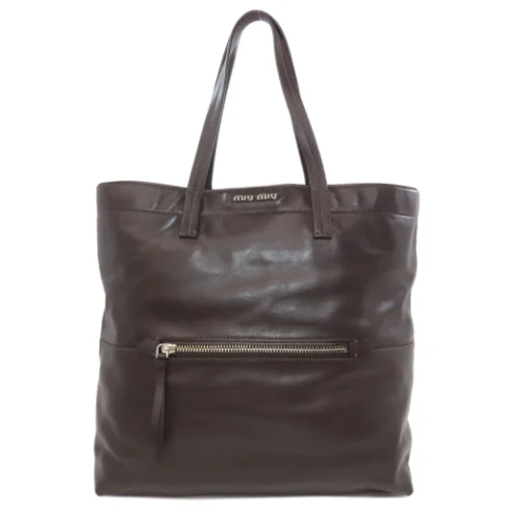 Pre-owned > Pre-owned Bags > Pre-owned Tote Bags - - Miu Miu Pre-owned - Modalova