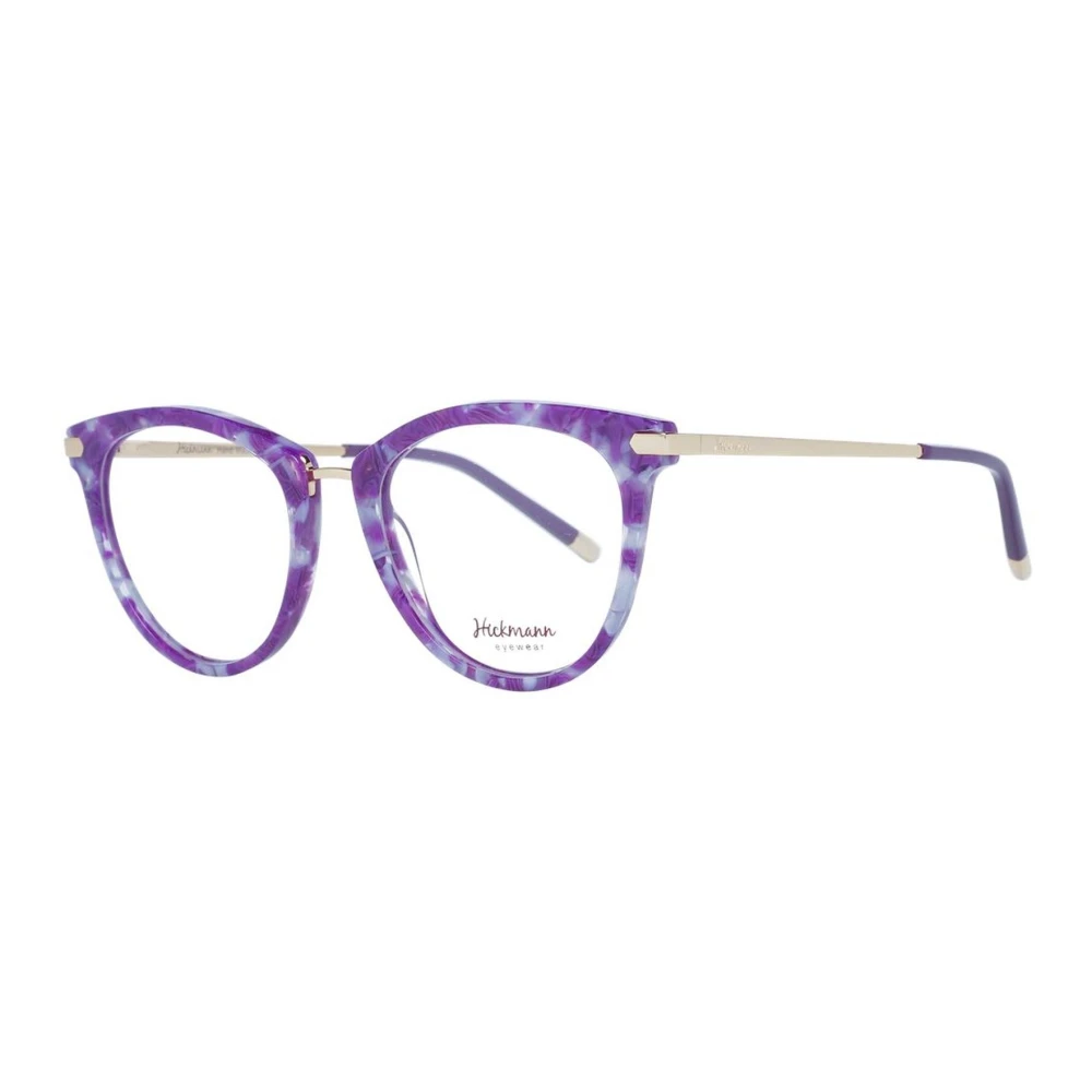 Ana Hickmann Paarse Ronde Acetaat Optische Monturen Purple Dames