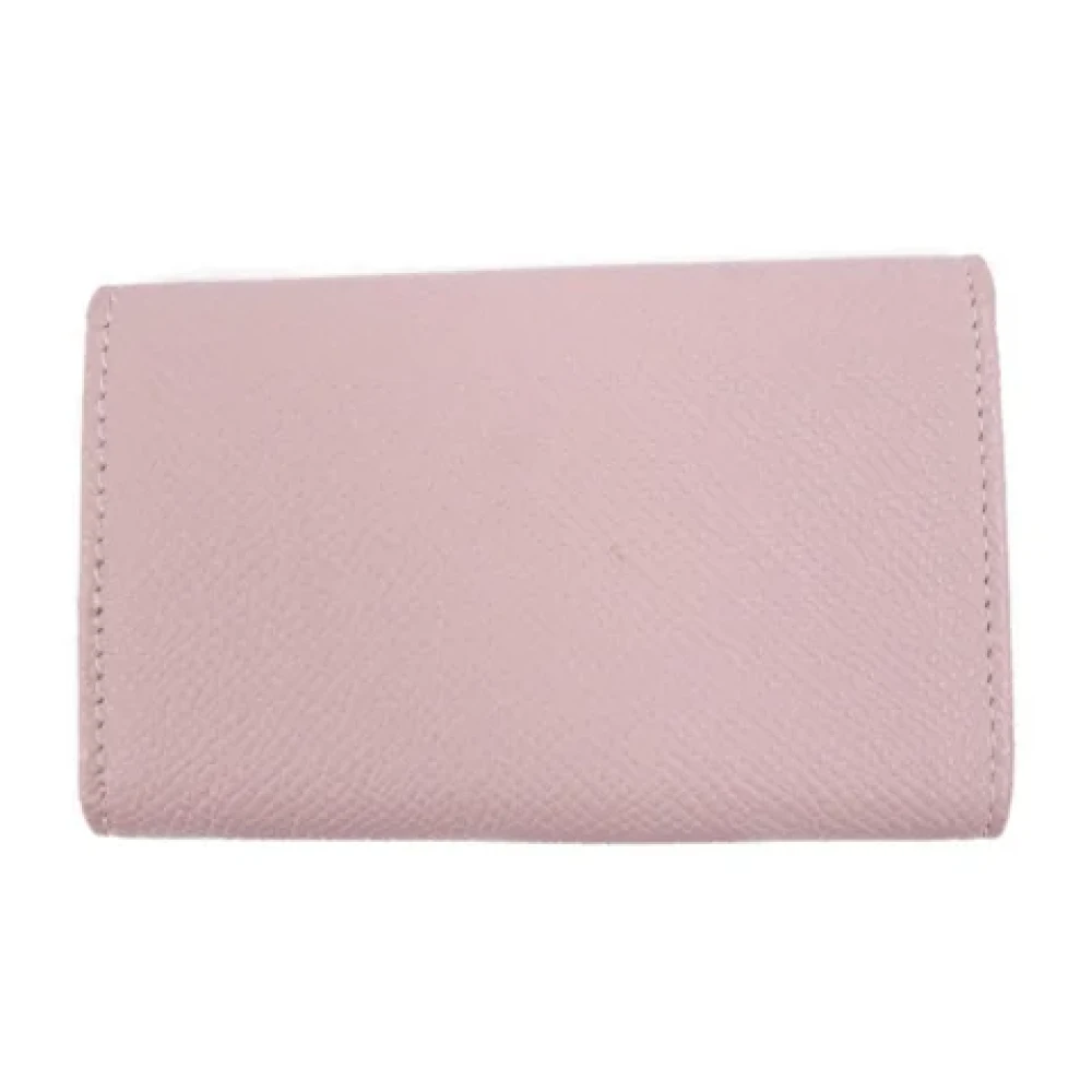 Bvlgari Vintage Pre-owned Leather wallets Pink Dames