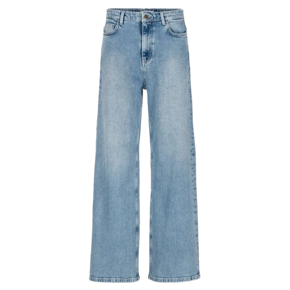 By-Bar Lichtblauwe Straight Leg Jeans Blue Dames