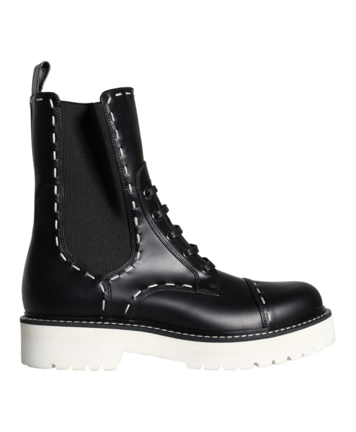 black-leather-combat-mid-calf-boots