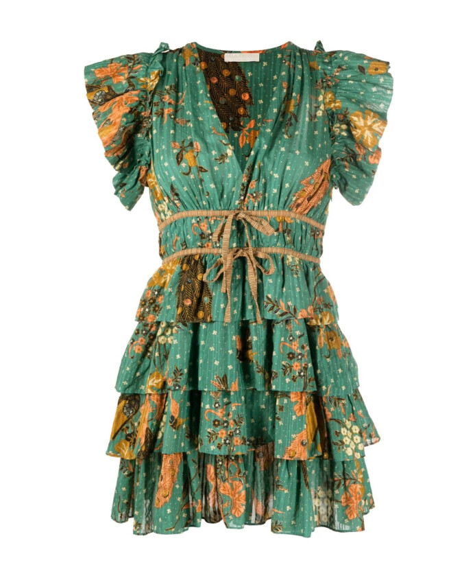 robe-mini-decontractee-multicolore