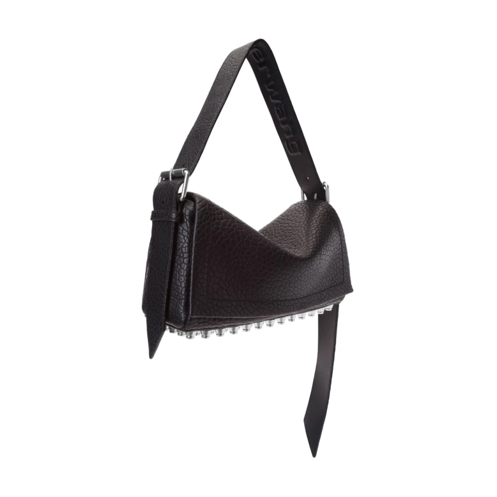 alexander wang Jet Black Lambskin Stud Tas Black Dames