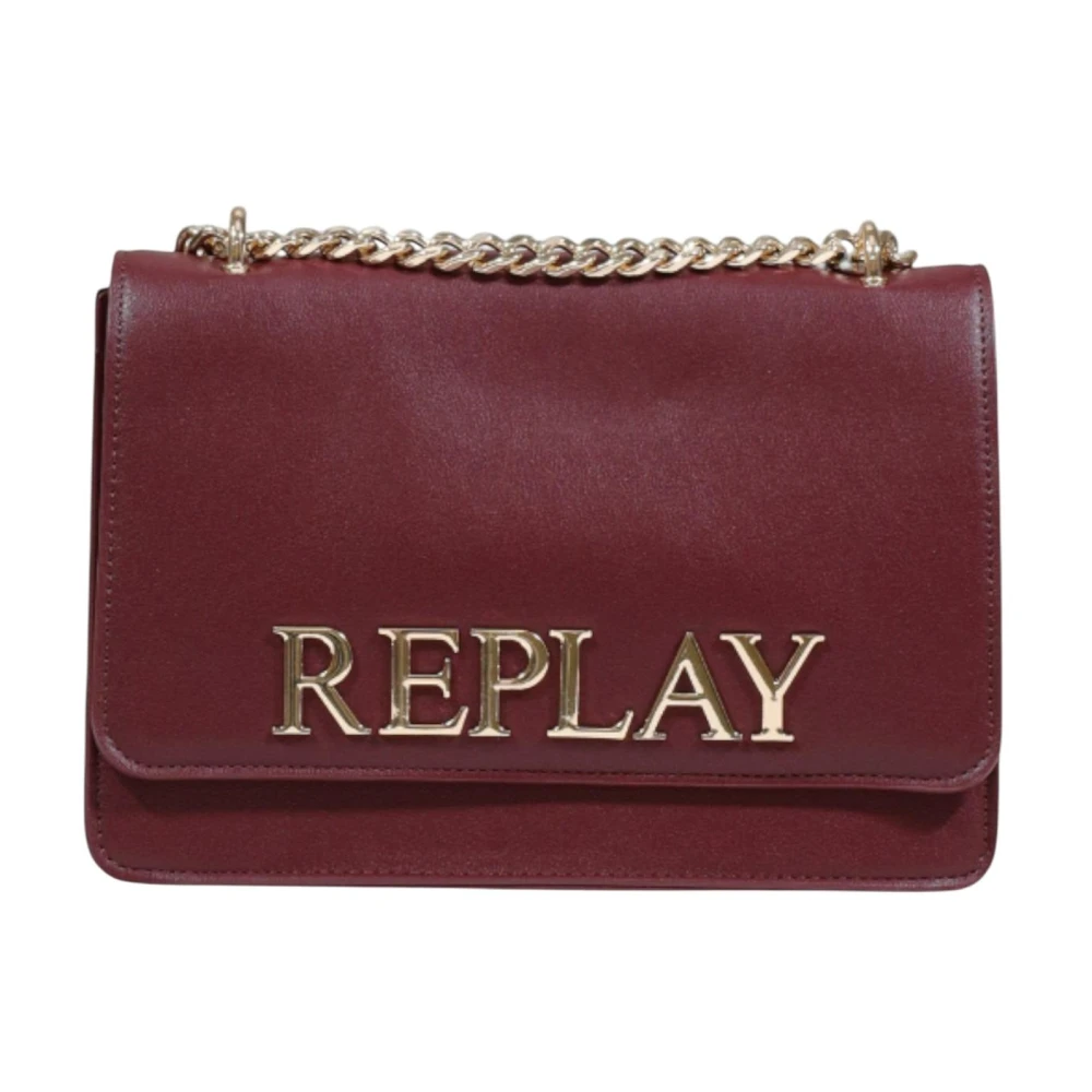 Replay Women's Red Cross Body Bags, One Size, Medium Bag