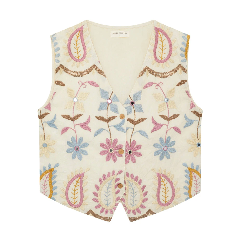 Maison Hotel Stijlvolle Kansas Vest Multicolor Dames