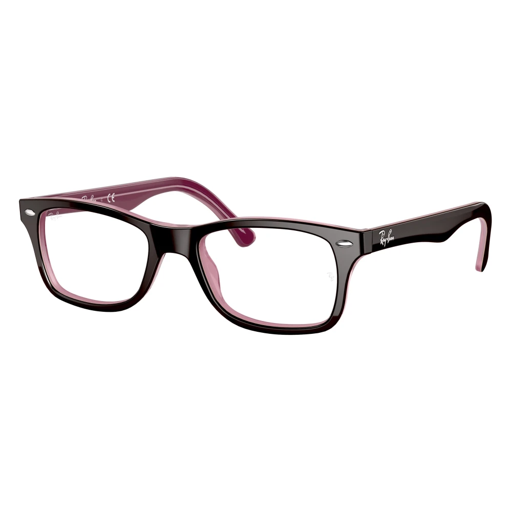 Ray-Ban RX 5228 Rectangular Glasses 50mm Brown Acetate - Image 4