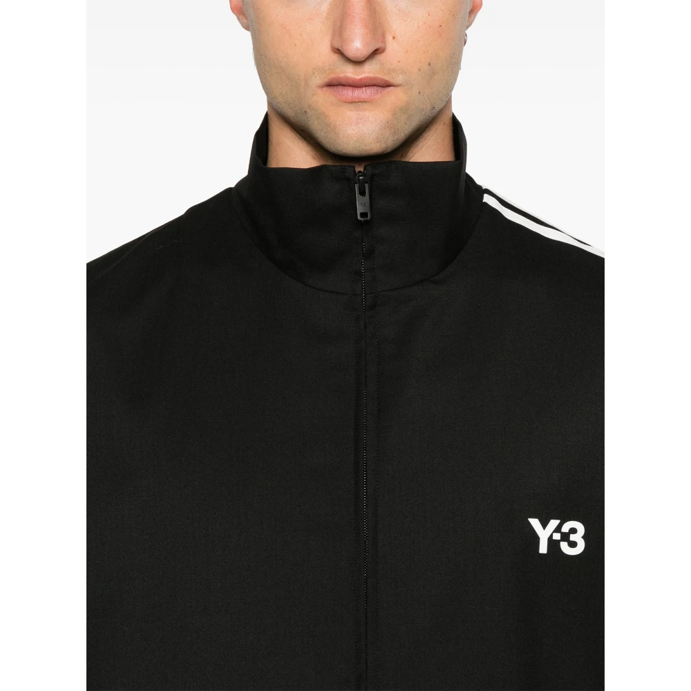 Y-3 Zwart-witte modejas Black Heren