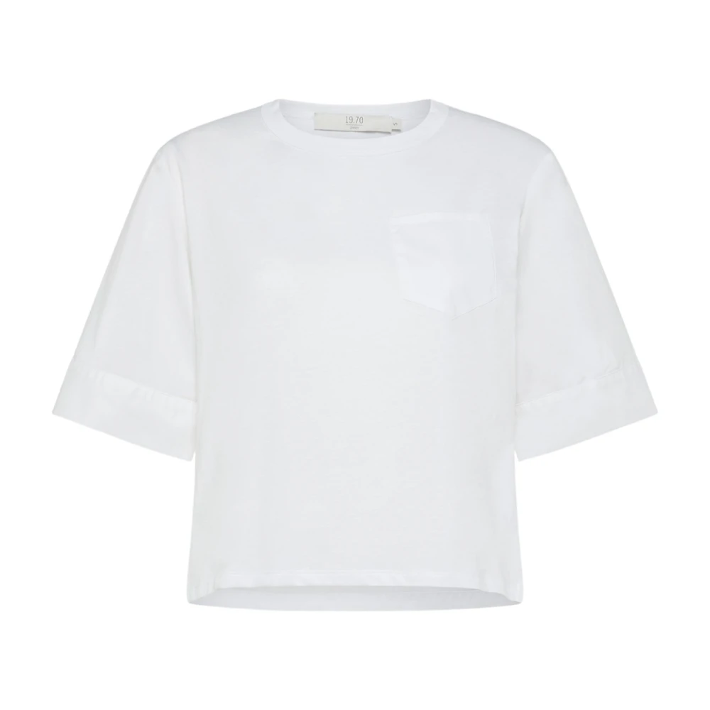 Seventy Retro Witte T-shirts en Polos White Dames