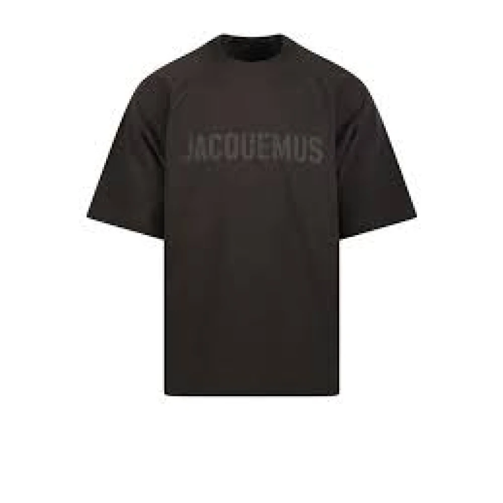 Jacquemus Casual Katoenen T-Shirt voor Mannen Black Heren