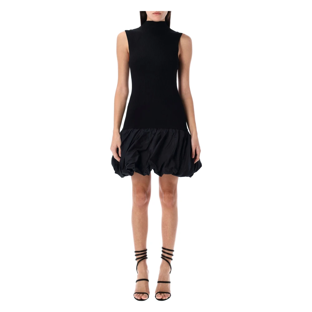 Rotate Birger Christensen Mini Ballonrok Jurk Black Dames