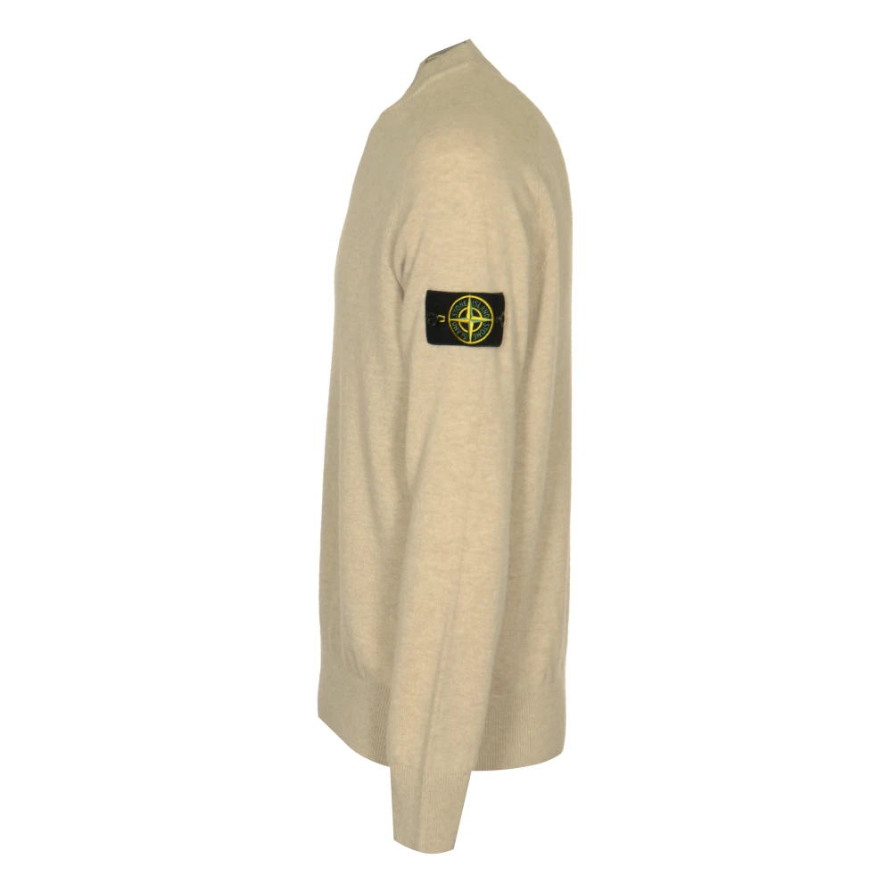 Stone Island Crewneck Sweaters Beige Heren