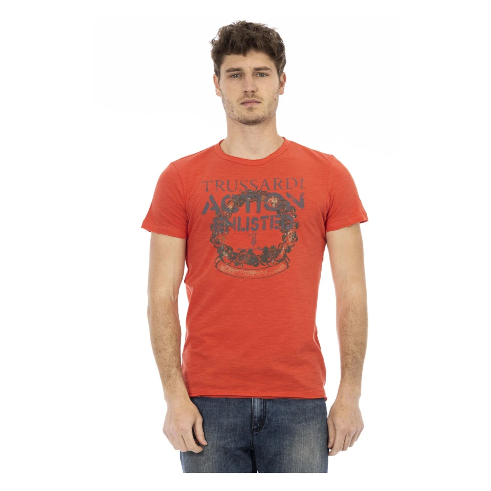 Trussardi - Tops > T-Shirts - Red - Trussardi - Modalova