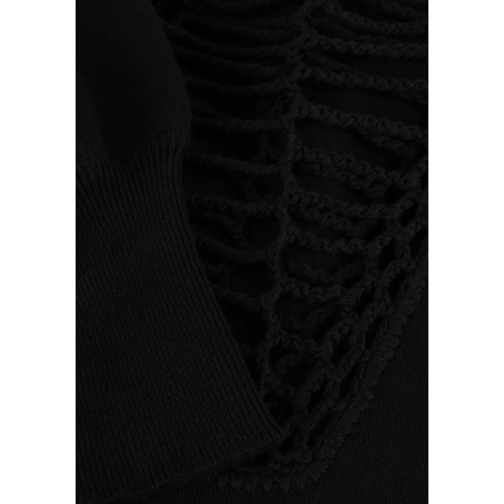 Mes Demoiselles Zwarte Shiho Sweater voor Vrouwen Black Dames