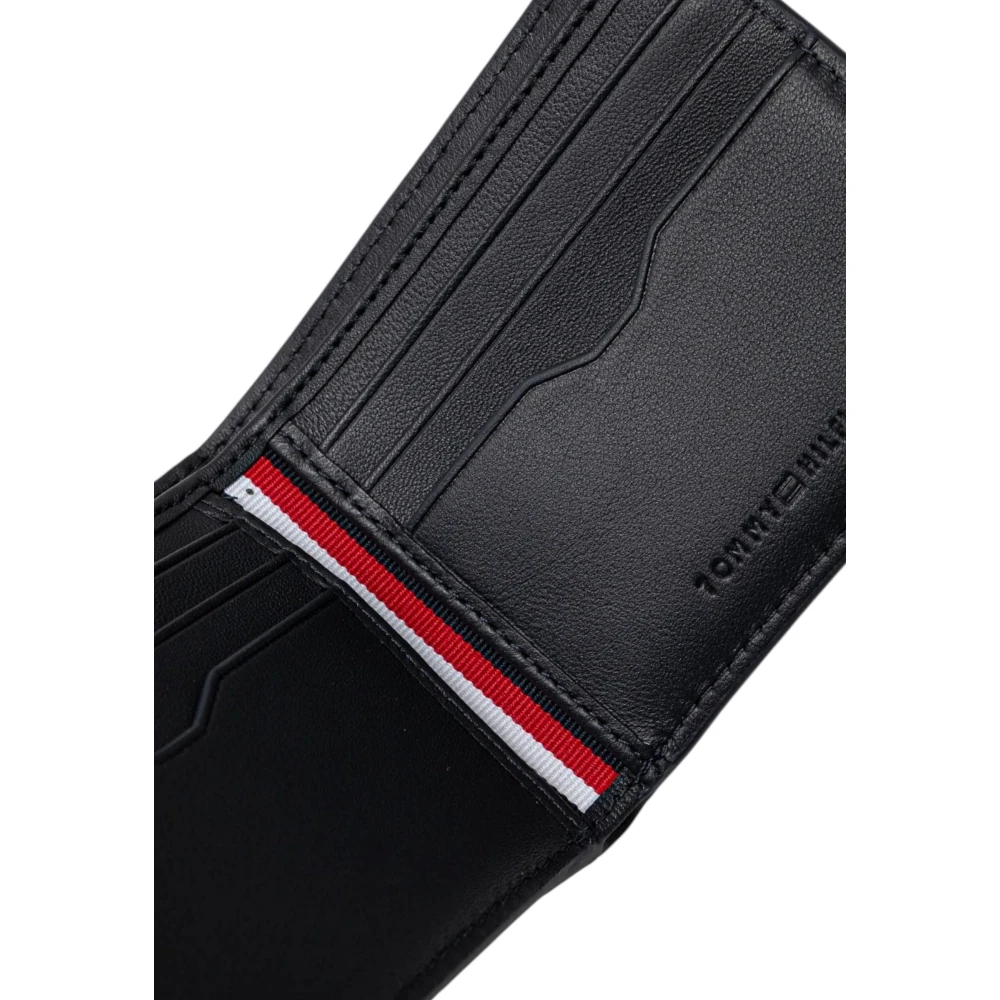 Tommy Hilfiger Leren Herenportemonnee Lente Zomer Collectie Black Heren
