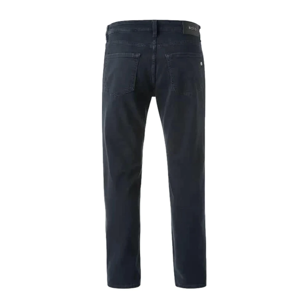 Hugo Boss Regular Fit Denim Jeans Blauw Zwart Blue Heren