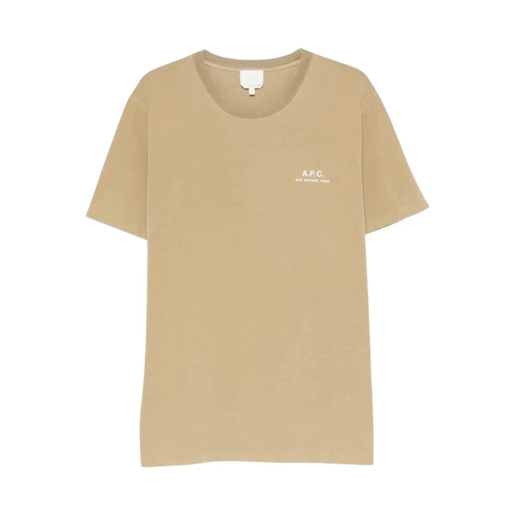 A.p.c. Men's Beige T-Shirts, S, T-Shirt Gabby