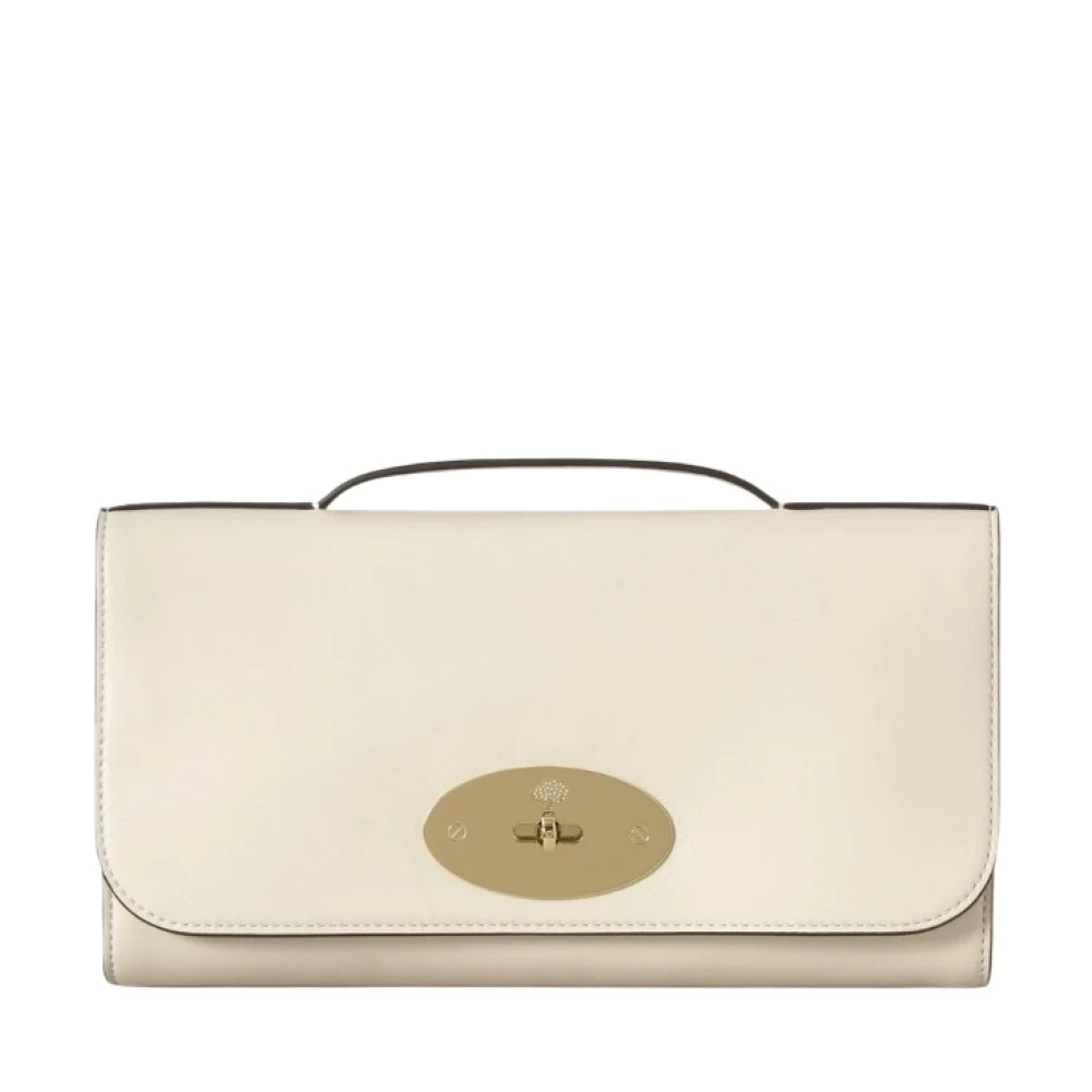 Mulberry Women's Beige Handbags, One Size, Lily Clutch