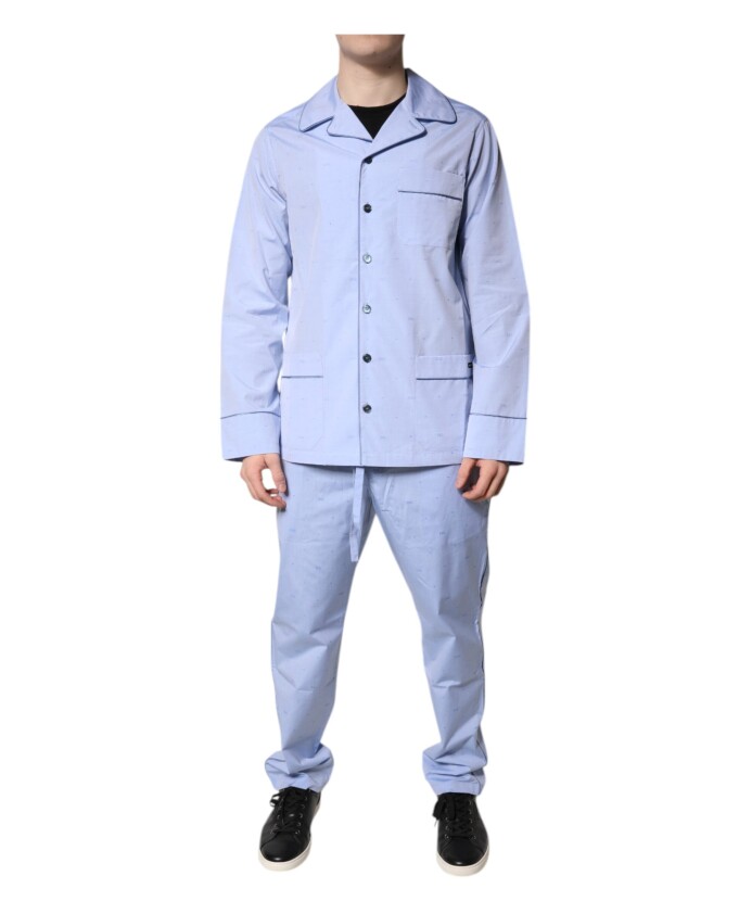 ensemble-de-pyjama-en-coton-bleu-clair-avec-logo-dg
