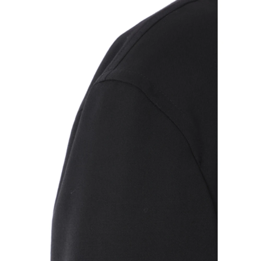 Comme des Garçons Dubbelzijdige gewatteerde wollen jas Black Heren
